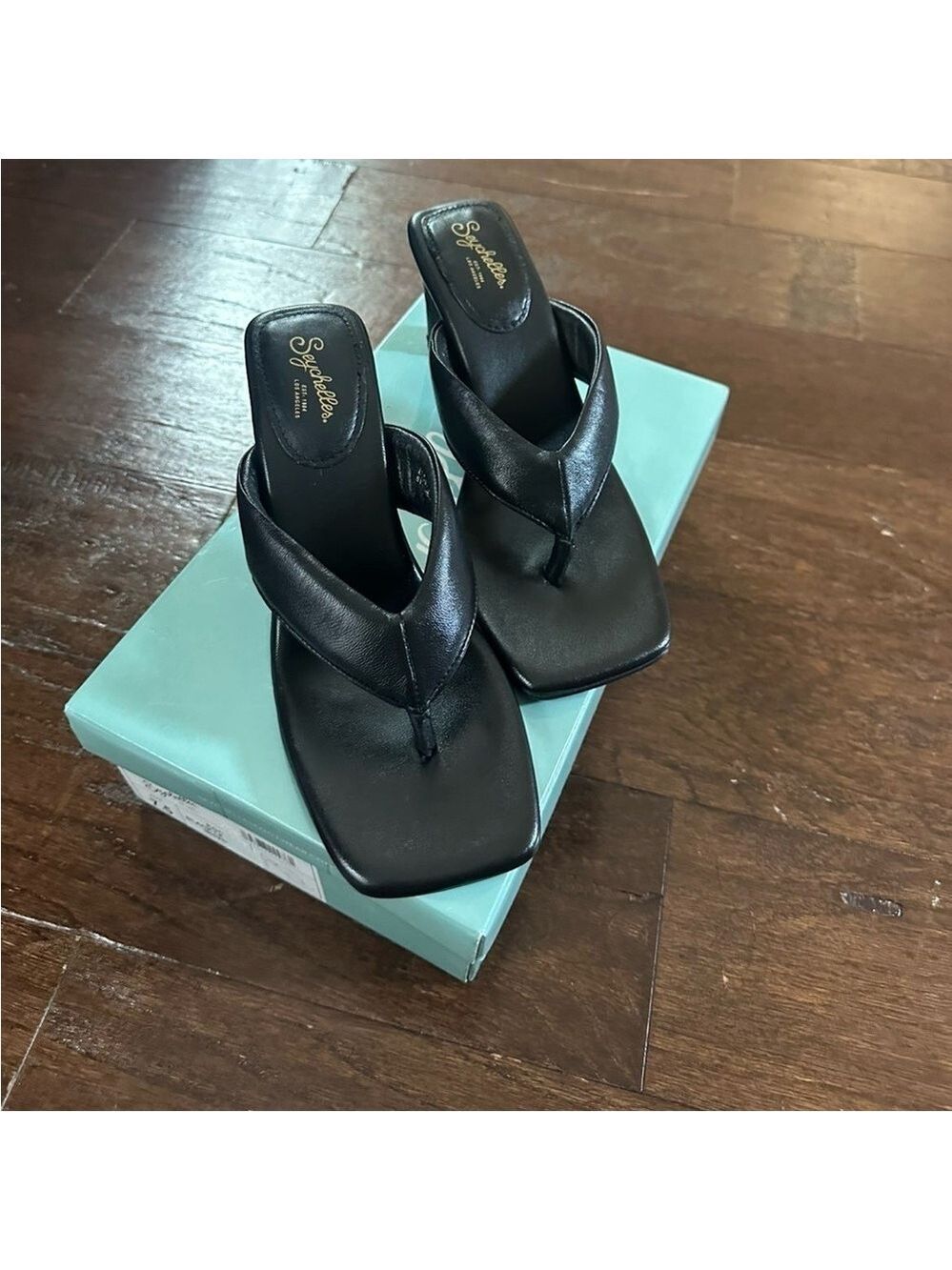 Seychelles EGO Black Leather Sandals – Women’s Size 7.5, Brand New, Retail $109 - Picture 12 of 13